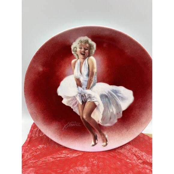The Seven Year Itch Marilyn Monroe And Delphi Collectors Plate Bradford Exchange - Picture 6 of 6